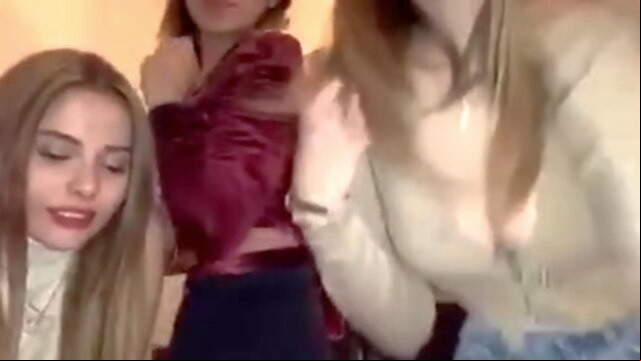 French students showing their tits live ThePornDude webcam movie